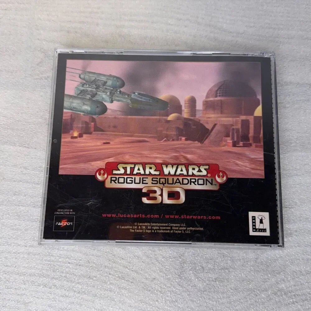 Moto Racer, Ultimate Pinball, Star Wars Rogue Squadron 3D - PC CD-Rom Lot